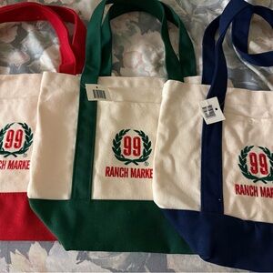 99 Ranch Bundle (3) Mini Tote Bags with Logo